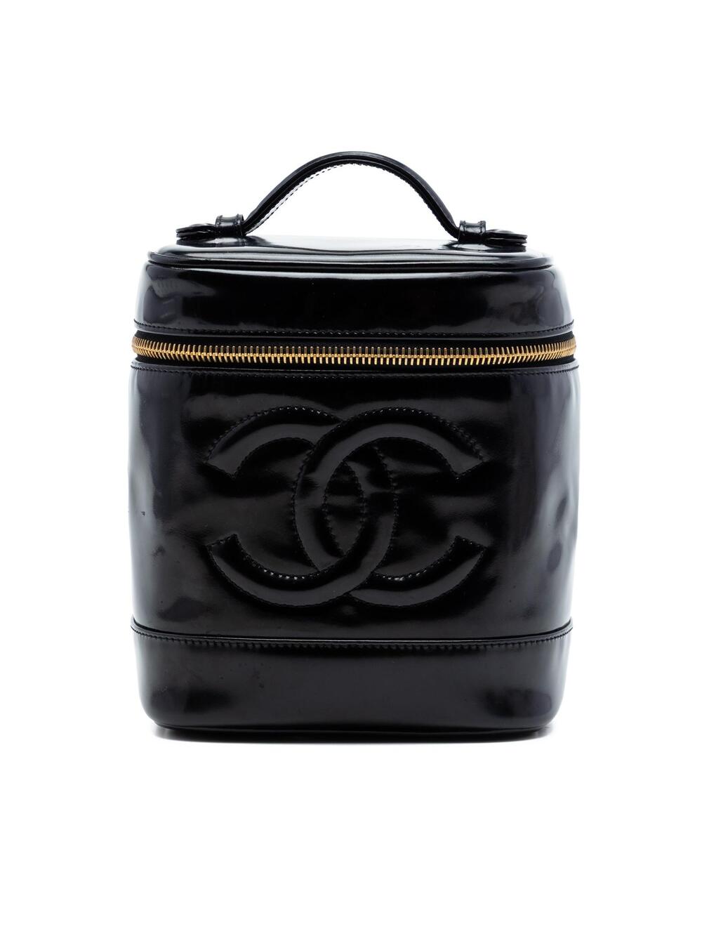 Chanel Cc Patent Vanity Bag Pre-Loved #283085C10B